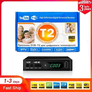 กล่องรับสัญญาณ TV DIGITAL DVB T2 DTV รองรับภาษาไทย ทีวีดิจิตอล รีโมท กล่องดิจิตอลทีวี กล่องรับสัญญาณทีวี TV BOX