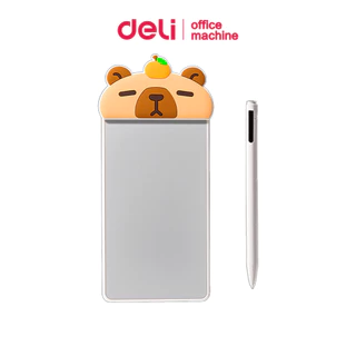 Deli กระดานไวท์บอร์ดแม่เหล็ก กระดานจดโน้ต ติดตู้เย็น เขียนลบได้ 77×168มม. Magic Whiteboard