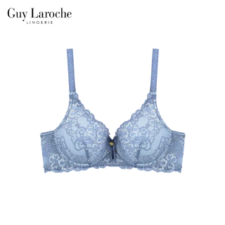 Guy Laroche Lingerie กีลาโรช เสื้อในลูกไม้ ดันทรง Push Up Lace Bra GB7T77 [Love for Mom]