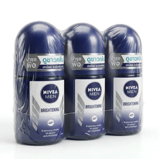 [แพ็ค 3 ]นีเวีย โรลออน เอ็กตร้า ไบรท์ เรเดียนโรลออน ขนาด 25 มล. Nivea extra bright radiant roll on 25 ml.