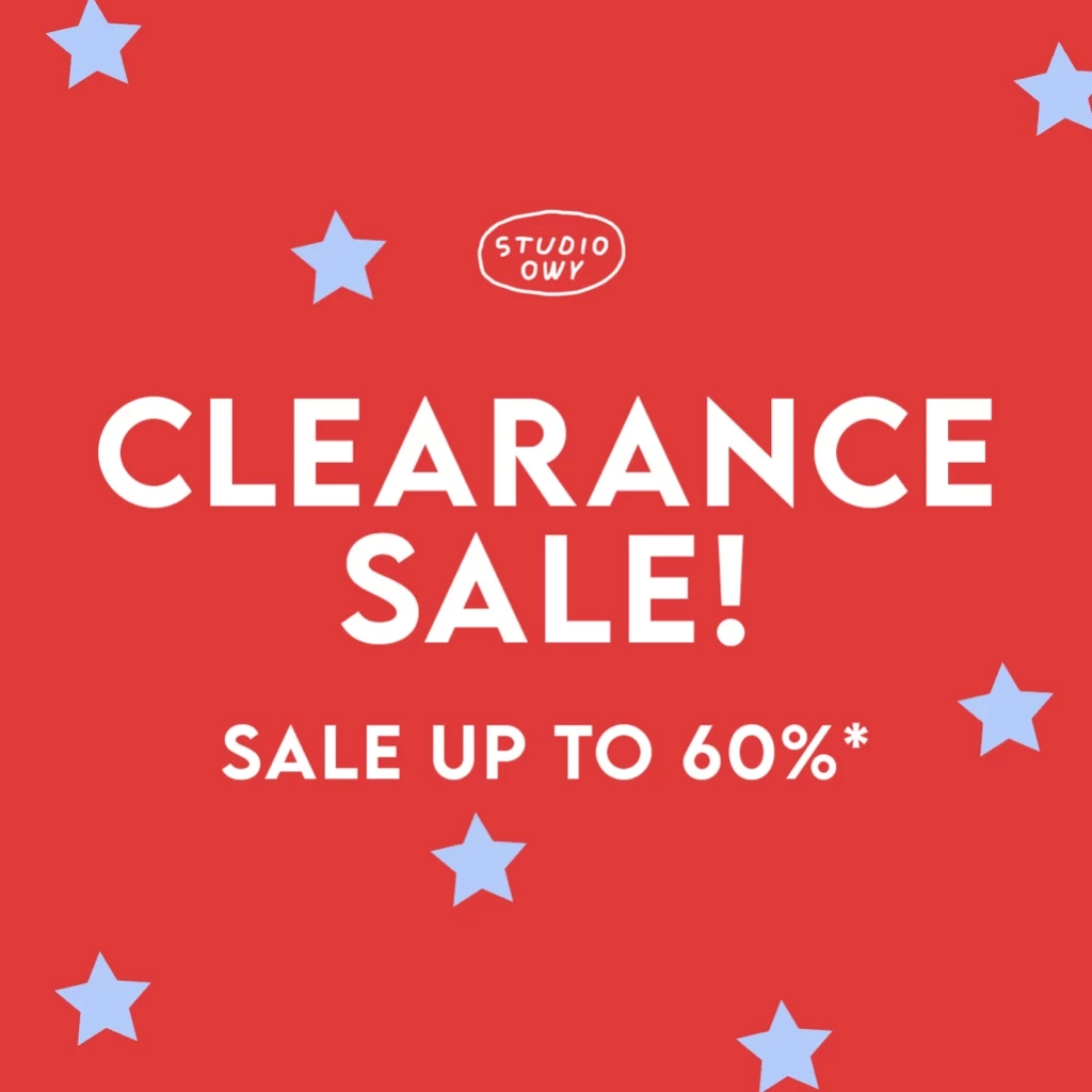 STUDIO.OWY : PRODUCT CLEARANCE SALE | สินค้าลดราคาสูงสุด 60%