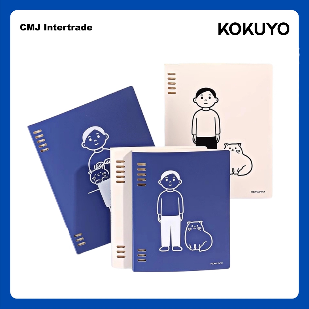 KOKUYO สมุดแฟ้ม Noritake-M Binder Note Ruled Line B5 / A5 สมุดเติมกระดาษ ลายเด็กเด็กผู้ชาย มีเส้น ขน