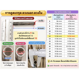 ฝาตะกรุดสแตนเลสหัวดิ่งพร้อมหลอดตะกรุดใส