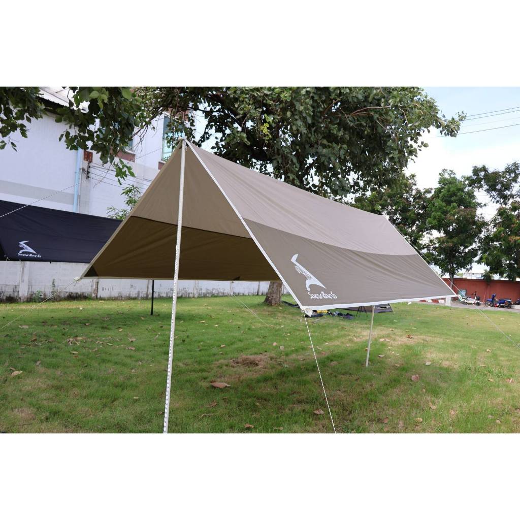 Field and camping Tarp 300x400 เมตร - สีโอลีฟ