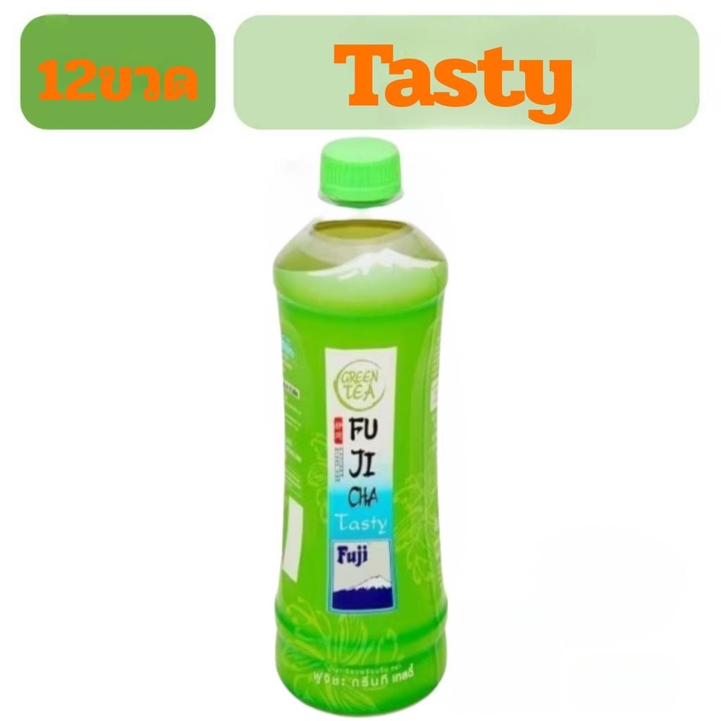 Fuji ฟูจิชะ กรีนที 500ml. 12ขวด