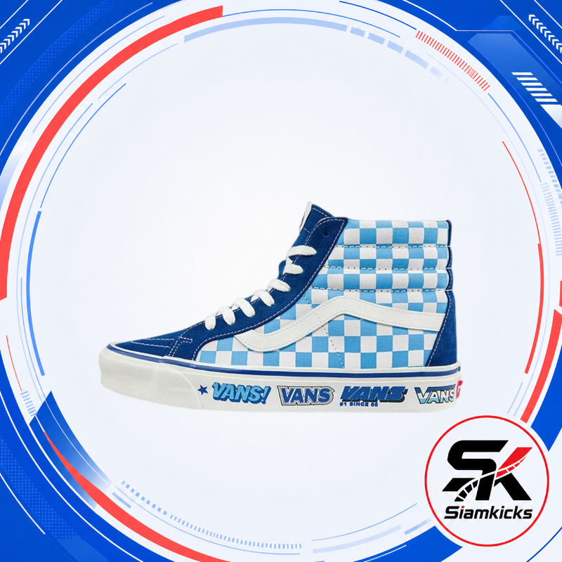 Free returnVans SK8 38 DX กระดานหมากรุก นิสิต รองเท้าผ้าใบ รองเท้าลำลอง จัดส่งในวันเดียวันจัดส่งด่วน