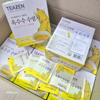 Teazen Corn Silk Tea 1 กล่อง มี 40 ซอง ชาไหมข้าวโพด ชาเพื่อสุขภาพจากเกาหลี