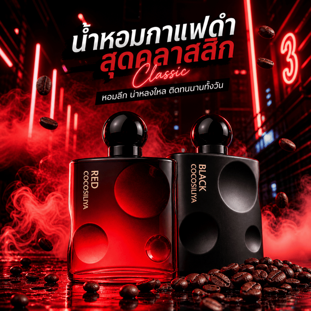 50ml น้ำหอม RED SEDUCTION กลิ่นลูกแพร์ & มะลิ ใช้ได้ทุกโอกาส สำหรับทุกคน