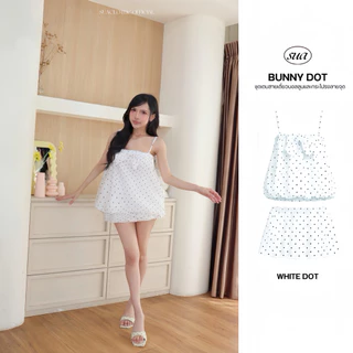 ‼️ส่งไวมีส่งด่วน‼️[SUACLOTHE] BUNNY DOT ชุดเซตสายเดี่ยวบอลลูนและกระโปรงลายจุด ดีไซน์น่ารัก พร้อมส่งจากไทย