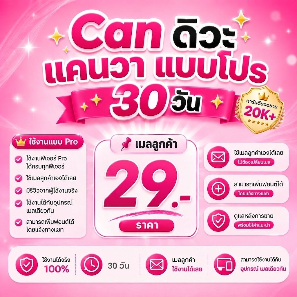 Can ดิวะ แบบโปร ตัวช่วยสายคิด พร้อมส่งหลังระบบอนุมัติการชำระเงินไม่ เกิน 15 นาที