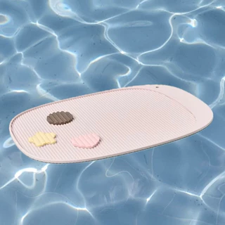 (พร้อมส่ง) Hako Hako Silicone Bar Mat ซิลิโคนบาร์แมท พร้อมตัวจุ๊บ (วงกลม,หัวใจ,ดาว) , (วงกลม)