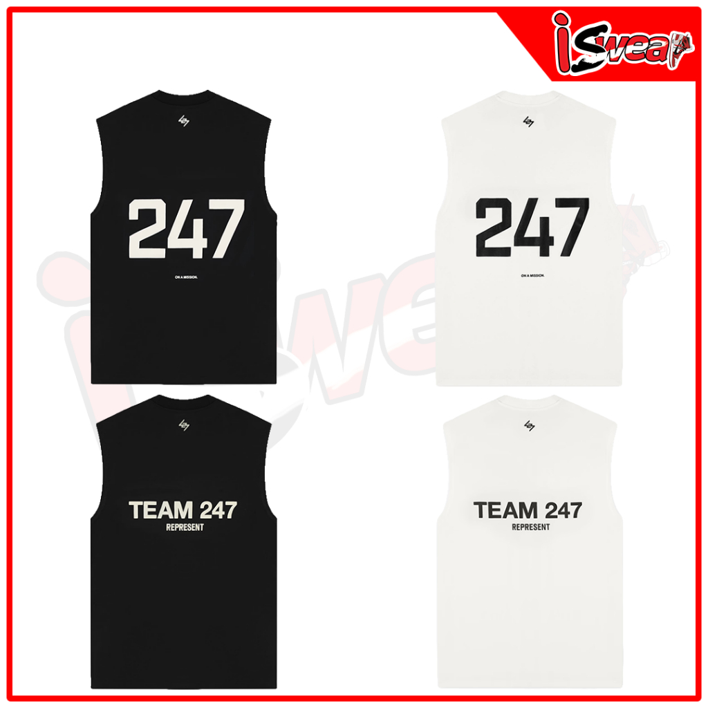เสื้อกล้าม  Represent Team 247 Oversized Tank Running💯(พร้อมส่ง)