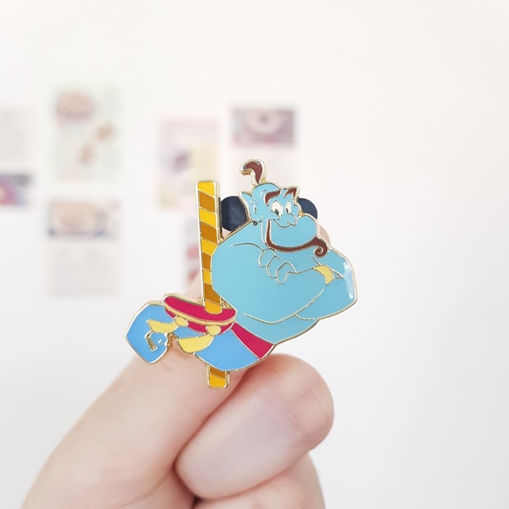 พินดิสนีย์ลายGenie พินAladdinอะลาดินกับตะเกียงวิเศษ ของแท้100% Tokyo disney resort