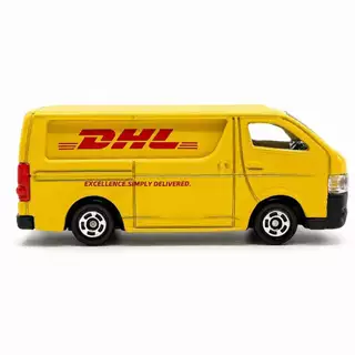 FL2 Tomica First Lot 102 DHL Delivery Van ใหม่ในซีล 配送バン 1/64 🧩 รถโทมิก้าขนาดเล็ก 6.5-7.0 ซม
