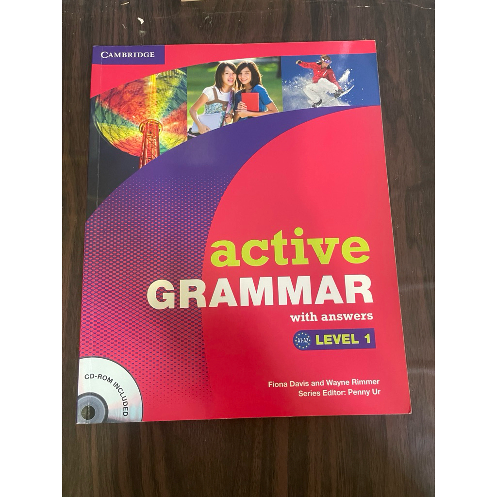 (มี cd) active grammar with answers level 1 A1-A2 หนังสือมือสอง