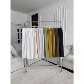 PT3811 Aveline Ruffle Waist Pants กางเกงแต่งเอวระบาย PROMTHONG