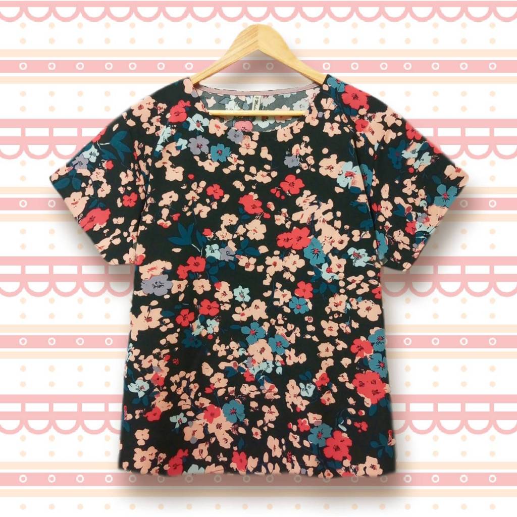 เสื้อสาวอวบ ผ้าไหมอิตาลี่ ไซส์เสื้ออก 40/42/44/46 รูปที่ 2