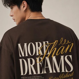 เสื้อยืด Streetwear Oversize ผู้ชาย สกรีนลาย U-033 "มีเก็บเงินปลายทาง"