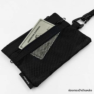 AWAKE กระเป๋าสตางค์สะพายข้างและคล้องคอ TACTICAL WALLET