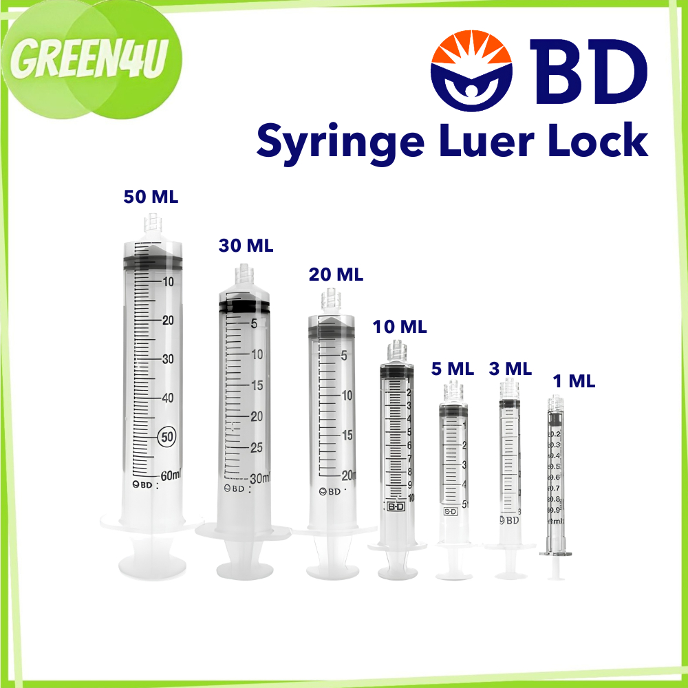 (แบ่งขาย) BD syringe Luer Lock หัวล็อค
