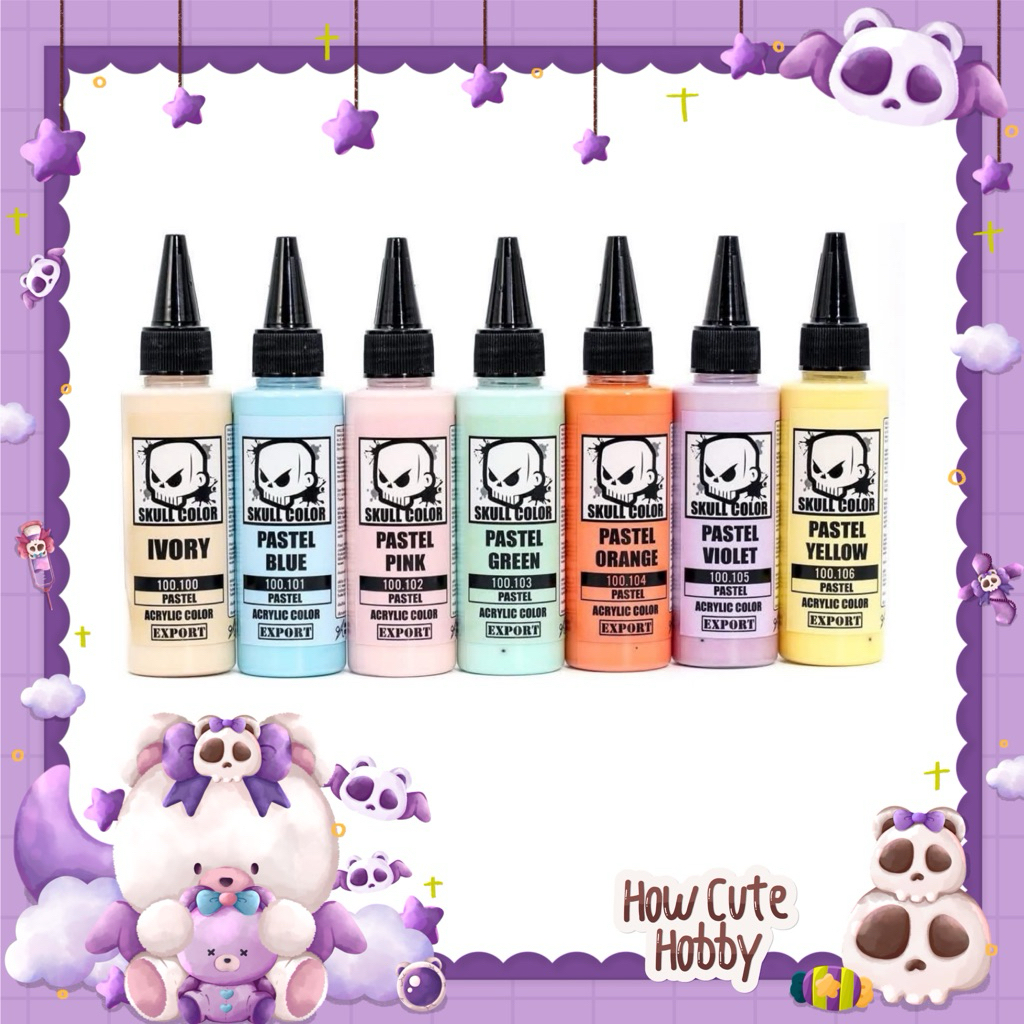 สีพ่นโมเดล Skull Color (Pastel Color)