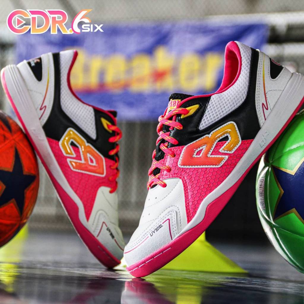 (ลิขสิทธิ์แท้ Breaker) รองเท้าฟุตซอล CDR 6 หนังสังเคราะห์ รูปที่ 3