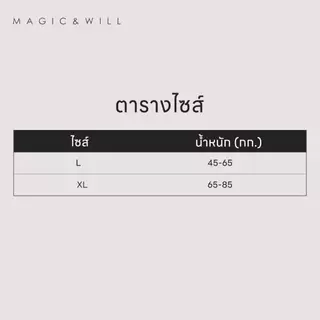 ส่งจากกทม MAGIC & WILL กางเกงในสาวอวบ เอวสูง เก็บพุง ไร้ขอบ ไม่ม้วน ต้านแบคทีเรีย พลัสไซส์ [โปรแรง] COD