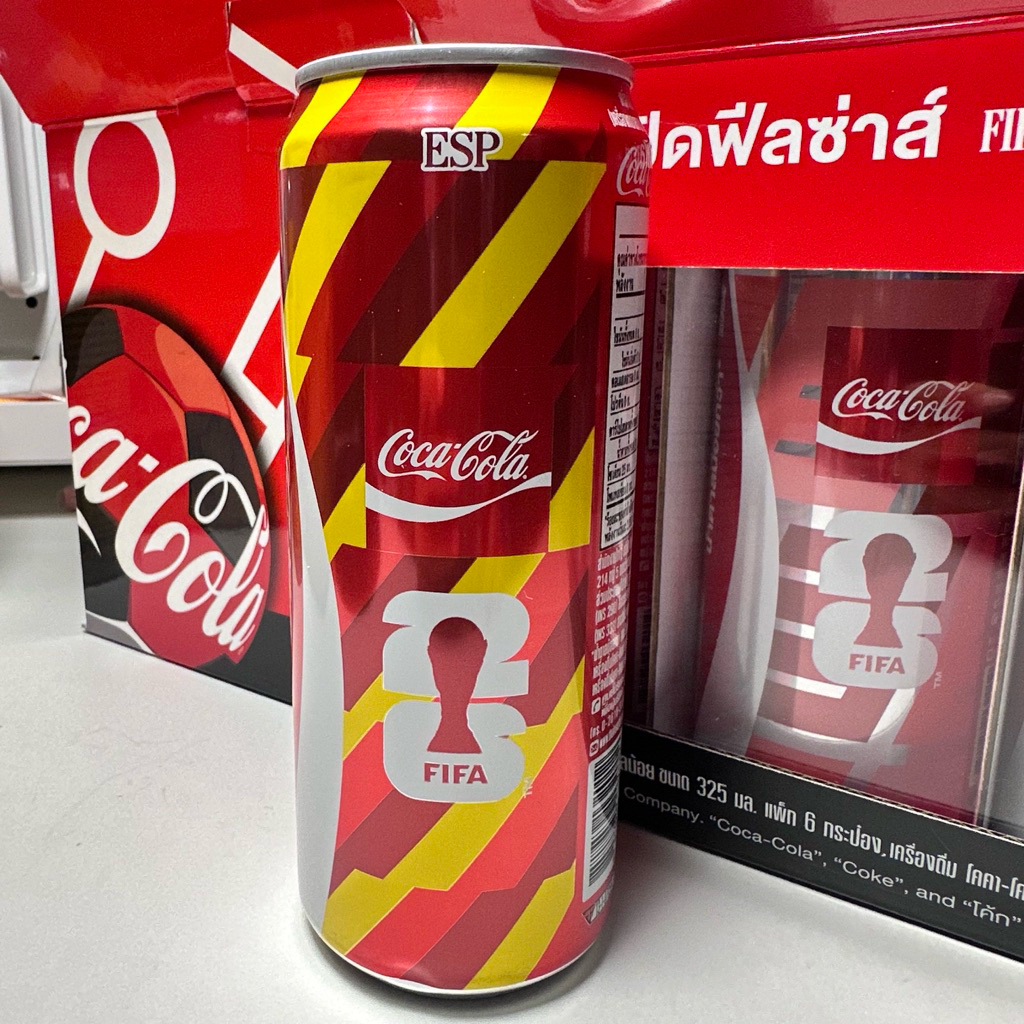 Coke ⚽️FIFA WORLD CUP 2026 x COKE🔴กระป๋องพร้อมน้ำ