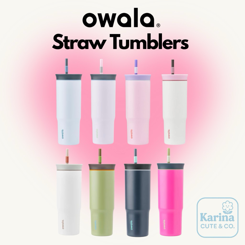 พรีออเดอร์จากอเมริกา ของแท้ 100% เช็คใบเสร็จได้ Owala Tumbler 24, 40 oz Stainless Steel Insulated Tumbler
