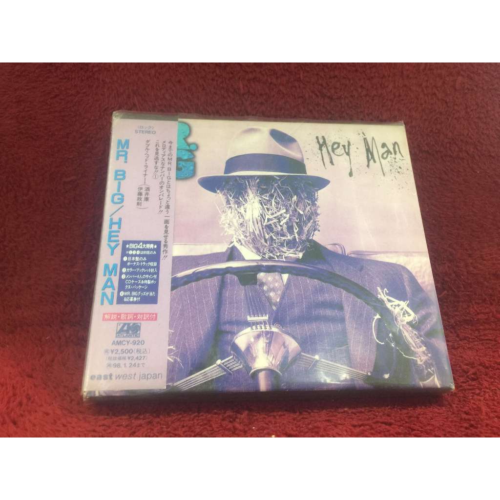 CD Mr. Big – Hey Man สภาพตามรูปปก ZA337-27