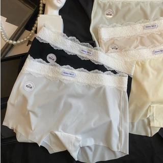 M-XL💖 กางเกงใน👙 กางเกงซับใน ผ้าไหมน้ำแข็ง ไม่มีรอยต่อ ระบายอากาศได้ดี สวมใส่ง่าย 🚀พร้อมส่งจากไทย