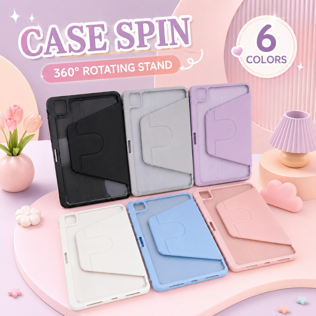 เคสไอแพด หมุนได้360° กันกระแทก อะคริลิค Air11 M3/M4 Air6/7 Air4/5 Gen7/8/9/10/11 Pro11 Air3 Mini6/7 for iPad พร้อมส่ง