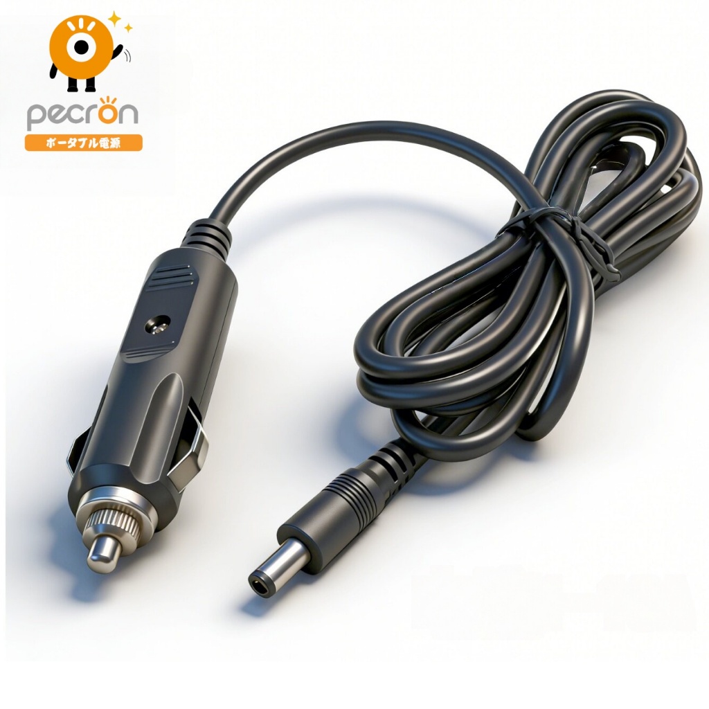 PECRON  สายชาร์จในรถยนต์  สายชาร์จDC TO XT60  สายชาร์จDC TO 5521 สำหรับ E500LFP//E1000LFP/E1500LFP/F