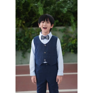 Brooklyn & Brighton - Bow Tie Waistcoat ชุดออกงานเด็กชาย หูกระต่าย 3Pc เซ็ตเสื้อเชิ๊ต+เสื้อกั๊ก+กางเกง (Link 6)