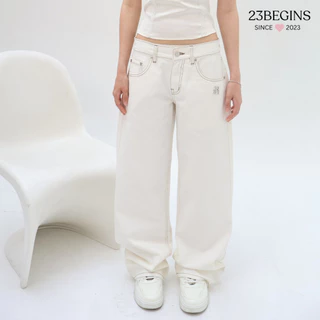 Courtney Jeans กางเกงยีนส์เอวต่ำ (1112)