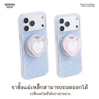 เคส iPhone MagSafe IMD 2 ชั้น ลายหัวใจมินิ ดีไซน์เกาหลี NORMAHAUS สำหรับ iPhone 17 Pro / Pro Max