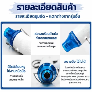 เครื่องเป่าลมร้อน เครื่องเป่าลมร้อน ปืนเป่าลมร้อน 300W สำหรับใช้ในงานช่าง งานประดิษฐ์ แบบพกพา