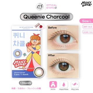 Misslens : Manylens Airy "Queenie Cocoa/Charcoal "Type 1 M