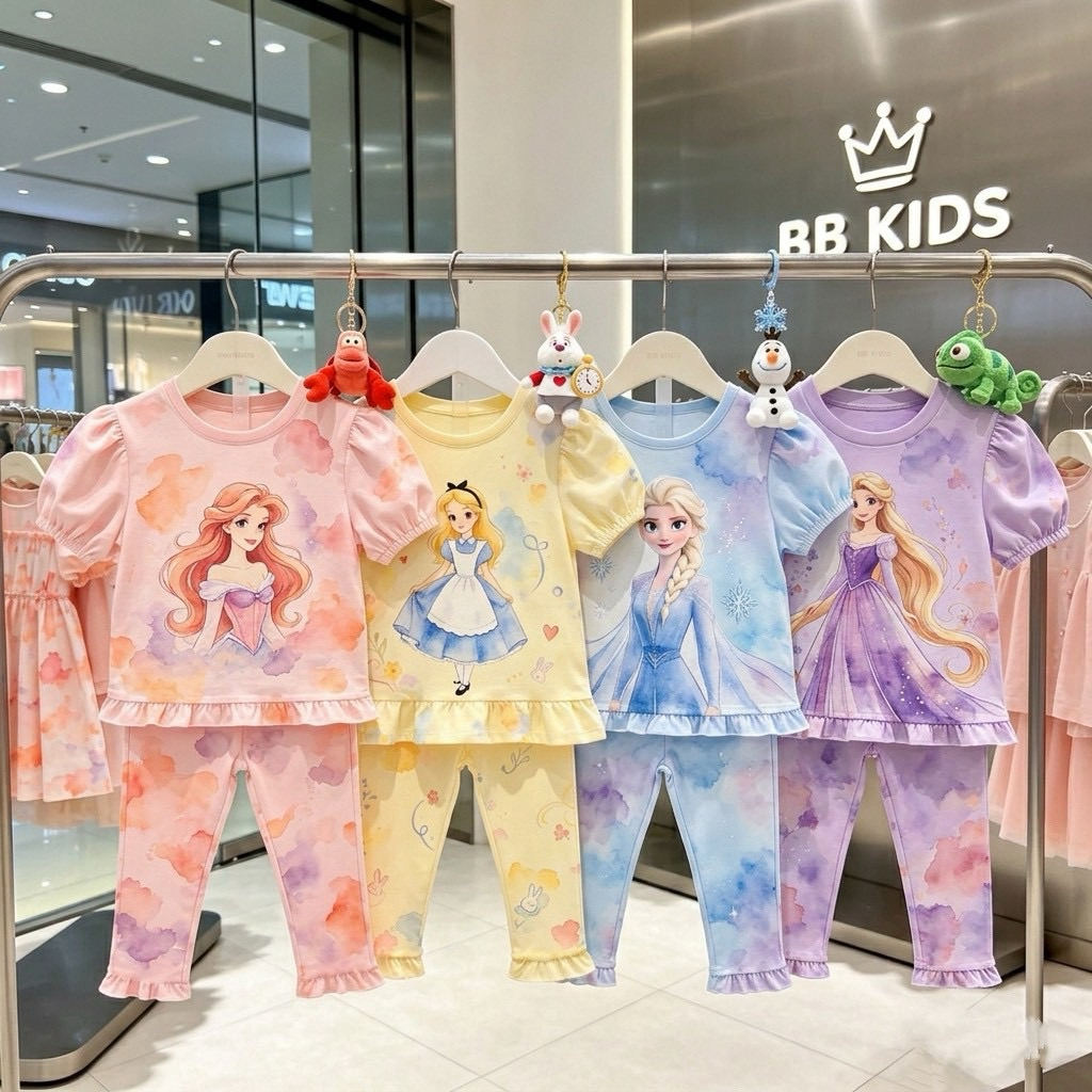 ✨🌸 ชุดเซตเด็กสุดน่ารัก ป้ายBB kids พร้อมส่ง 🌸✨
