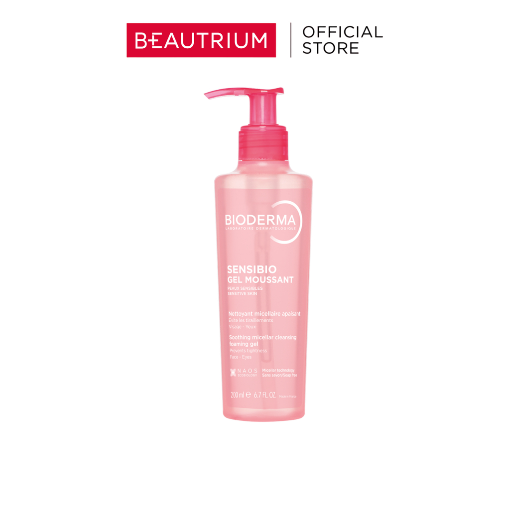 BIODERMA Sensibio Gel Moussant โฟมล้างหน้า 200ml