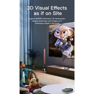 USEEสาย HDMI HD01 ขนาด 1M/2M/3M/5M สำหรับทีวี/โปรเจคเตอร์/คอนโซลเกม/กล่องรับสัญญาณ/ไร้อาการหน่วง