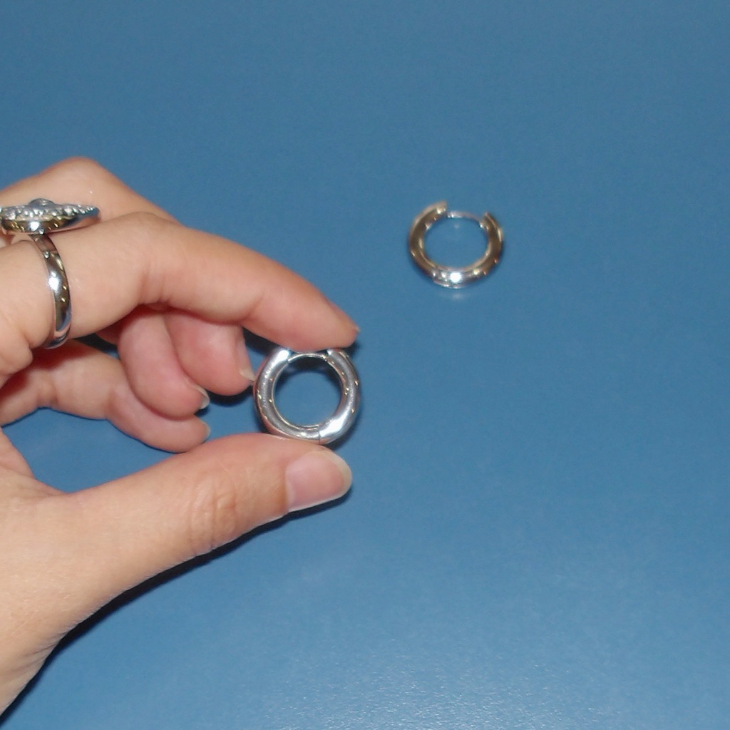 ต่างหู Core Hoop Earrings - wheniloveilove