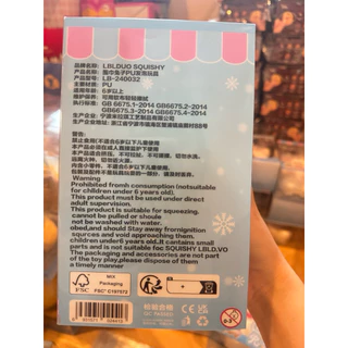 (พร้อมส่งในไทย ส่งด่วน) squishy มีมอก. งานกล่องน่ารัก สโลว์ มีกลิ่นหอมอ่อนๆ นุ่มนิ่มมาก