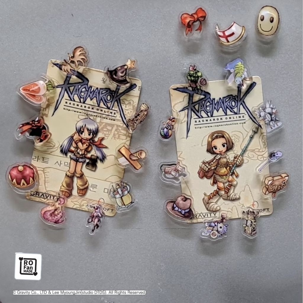 Acrylic Magnet Monsters จากเกมส์ Ragnarok Online ของสะสม สภาพดี