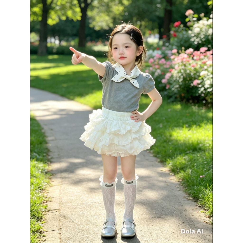 🔥พร้อมส่ง🔥🧸✨ New In! ชุดเซ็ตลูกคุณหนูตัวน้อย สไตล์เกาหลี เกาลดใจสุดคิวท์ ✨🧸
