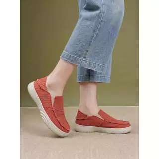CHERRYMU รุ่น F263 รองเท้าผ้าใบสลิปออน ใส่เหยียบส้นได้