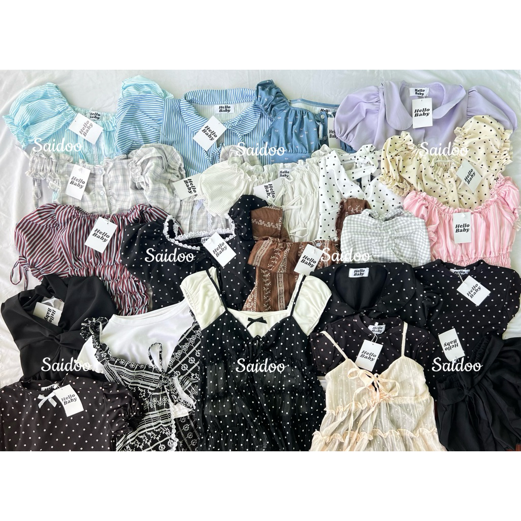 🎀🐰 เสื้อแฟชั่น Hello Baby 🎀✨