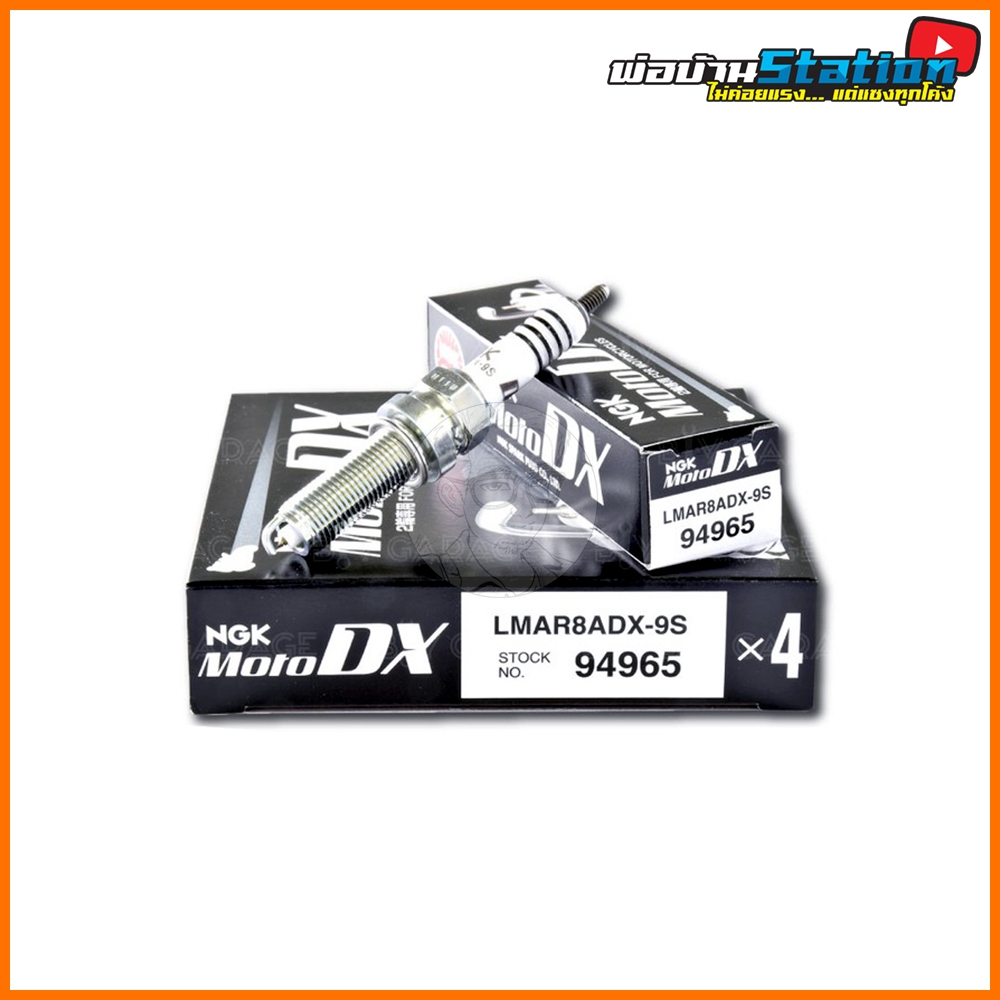 หัวเทียน NGK Moto DX LMAR8ADX-9S หัวเข็มตัวท๊อปสุดของ NGK แร่ Ruthenium