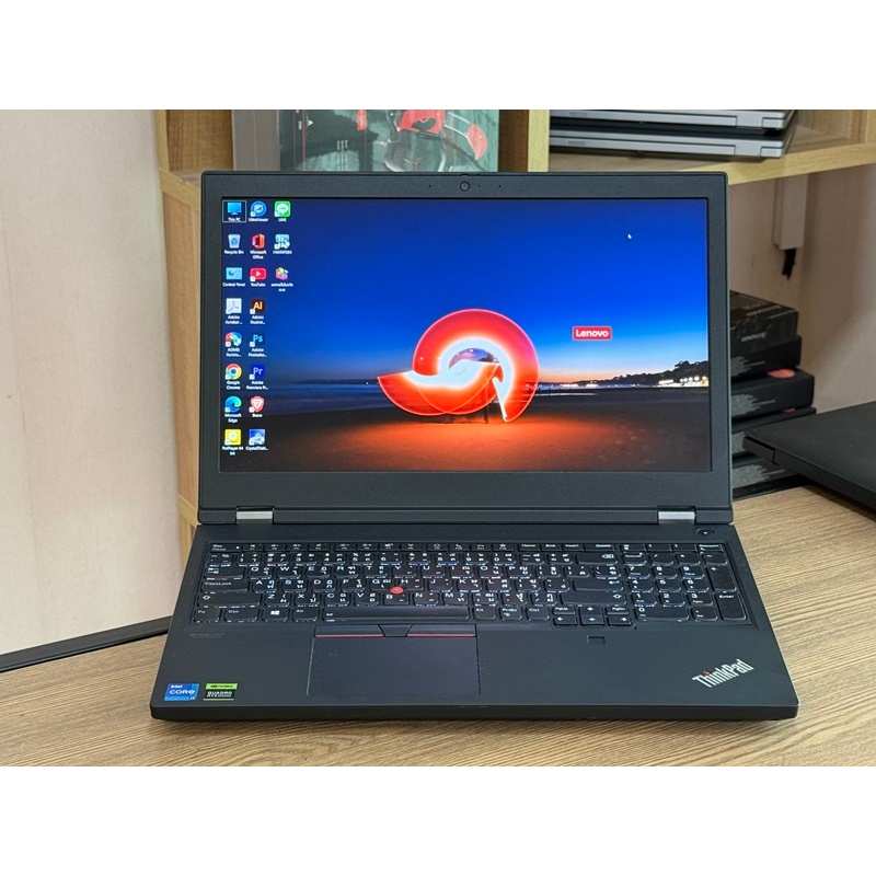 Thinkpad P15 G2 Mobile WorkStation i7-11850H SSD512GB RAM32GB NVIDIA Quadro T1200 (4GB GDDR6) สินค้า