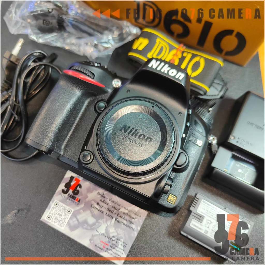 used nikon d610 มือสองสภาพสวย ชต 5800